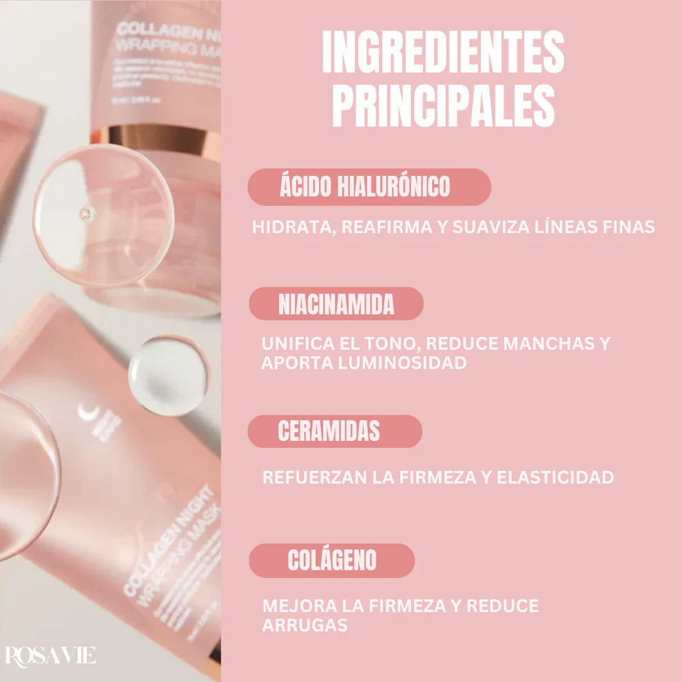Lúmina® - Mascarilla Nocturna con Colágeno